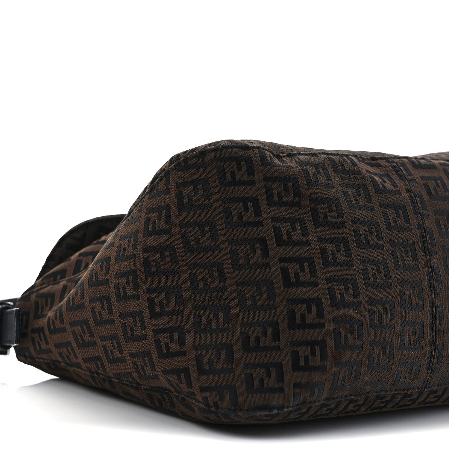Fendi Zucchino Vitello Mama Baguette Black Moro 6 of 7