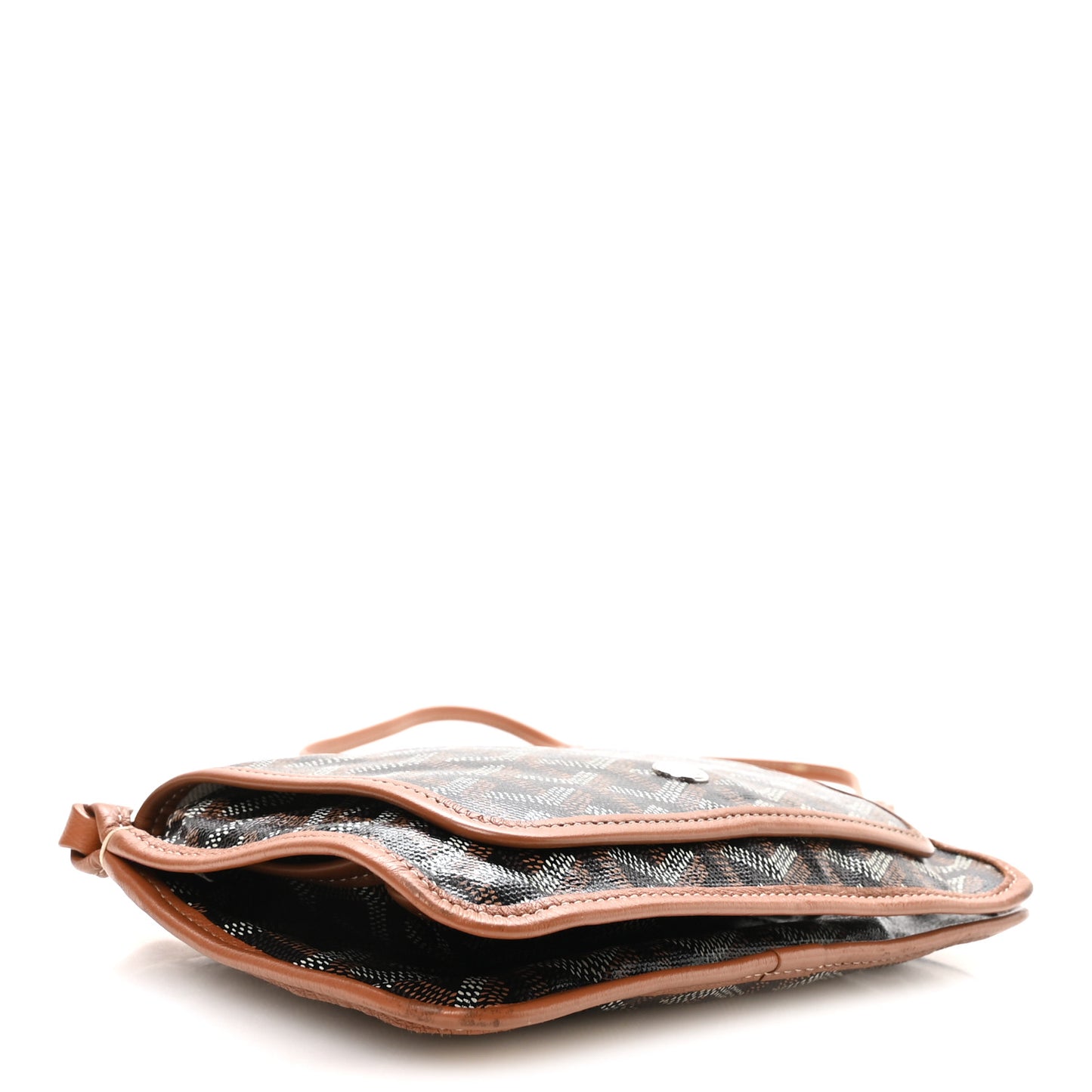 Goyardine Plumet Wallet Clutch Black Gold