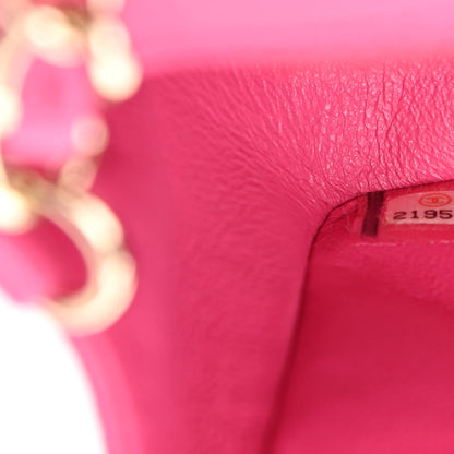 Chanel Lambskin Quilted Mini Rectangular Flap Fuchsia 11 of 20
