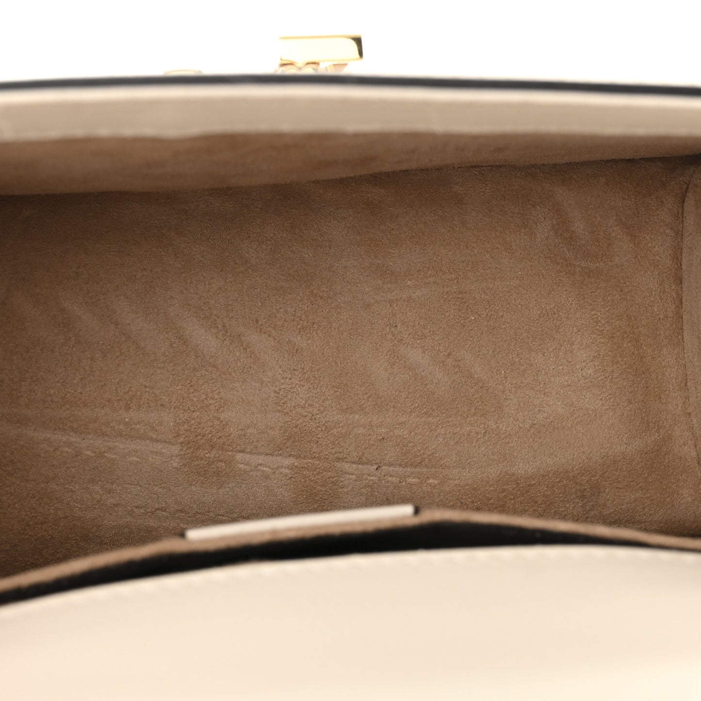 Calfskin Mini Sylvie Top Handle Bag White