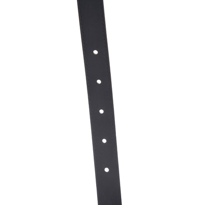 Gucci Calfskin Pearl Double G 20mm Belt 90 36 Black Cream 5 of 5