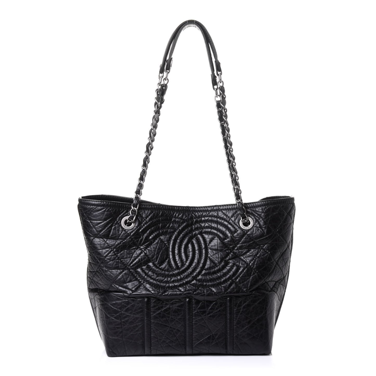 Calfskin Small Shopping In Moscow Tote Black
