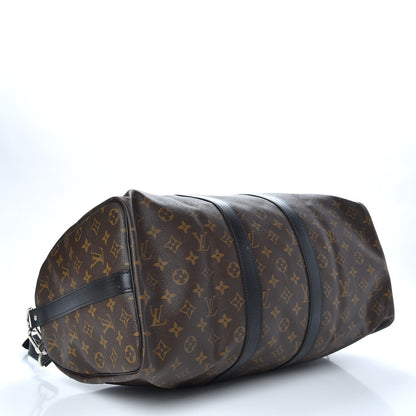 Louis Vuitton Monogram Macassar Keepall Bandouliere 45 3 of 7
