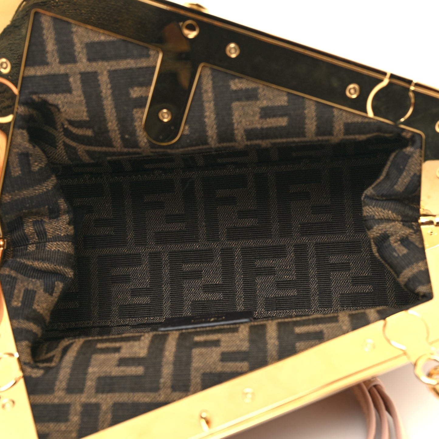 Shiny Nappa Small Fendi First Poudre