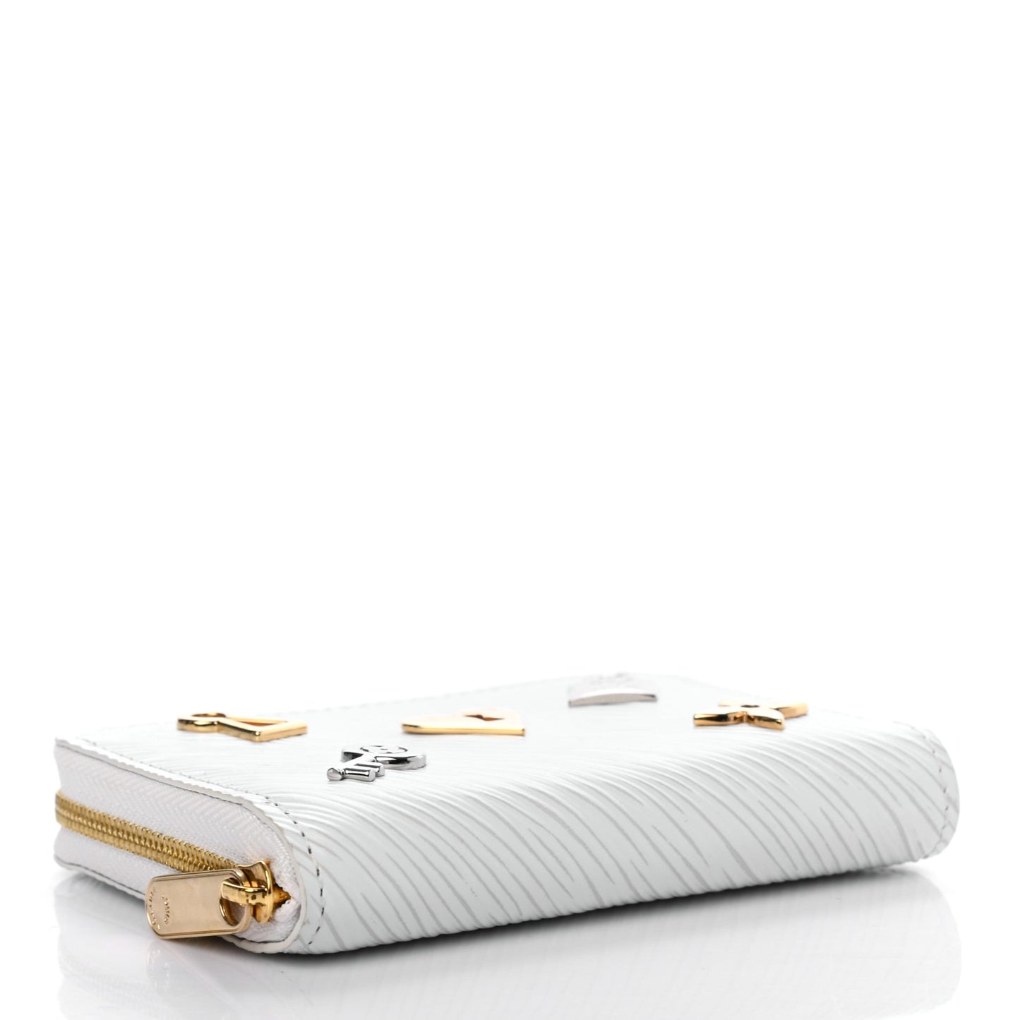 Epi Love Lock Zippy Coin Purse White