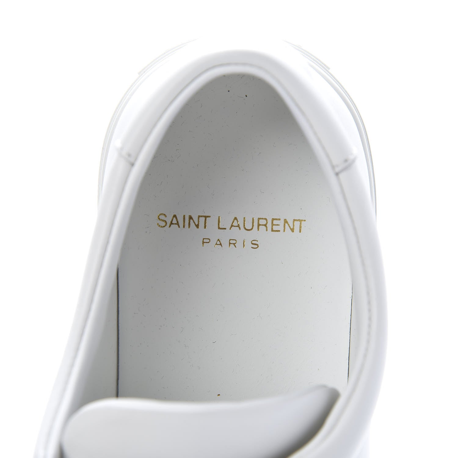 Saint Laurent Calfskin Mens Andy Velcro Strap Low Top Sneakers 39 White 7 of 8