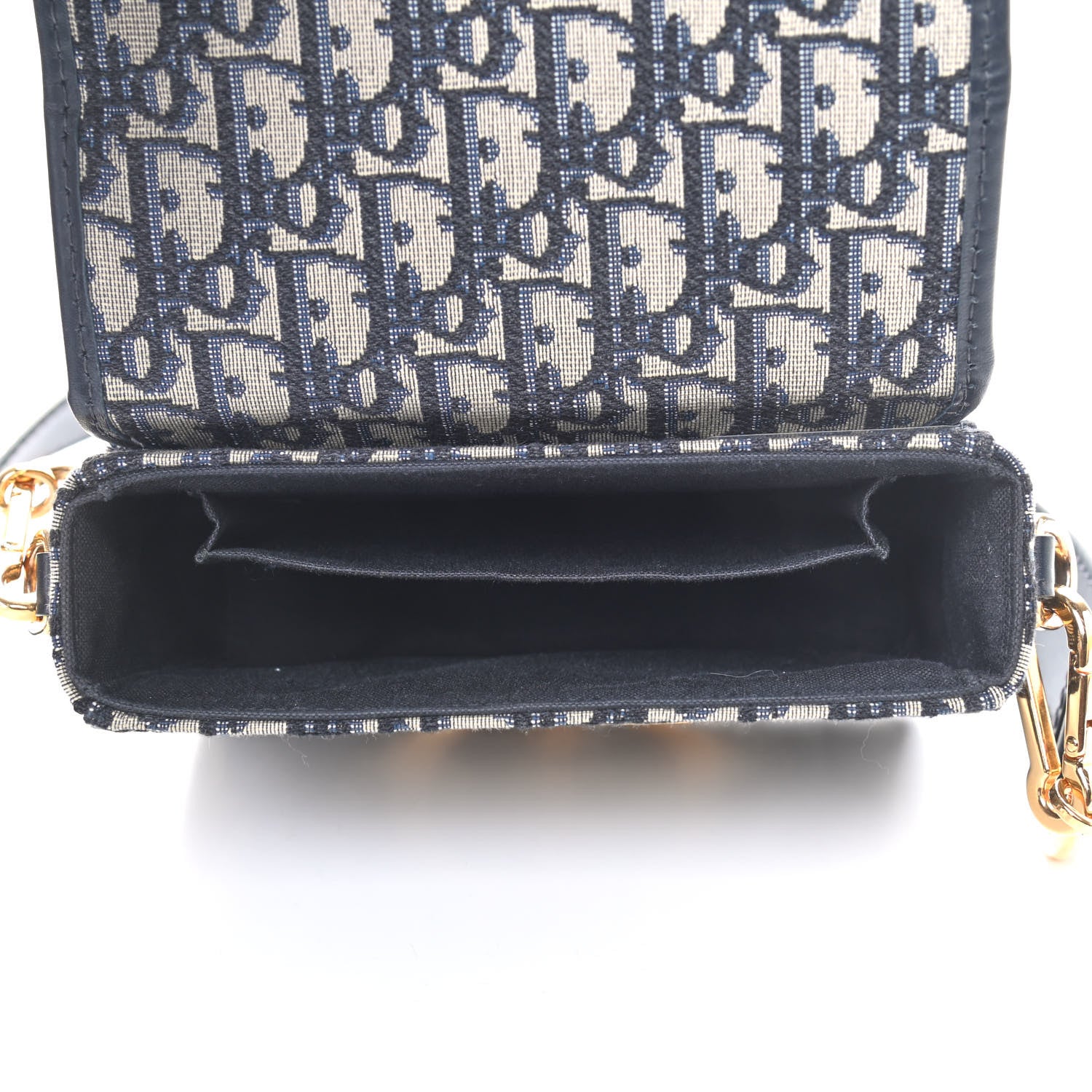Christian Dior Oblique 30 Montaigne Box Bag Blue 4 of 8