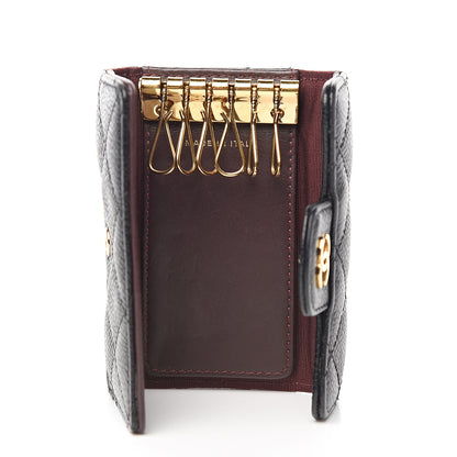 Chanel Caviar Quilted 6 Key Holder Black 4 of 8