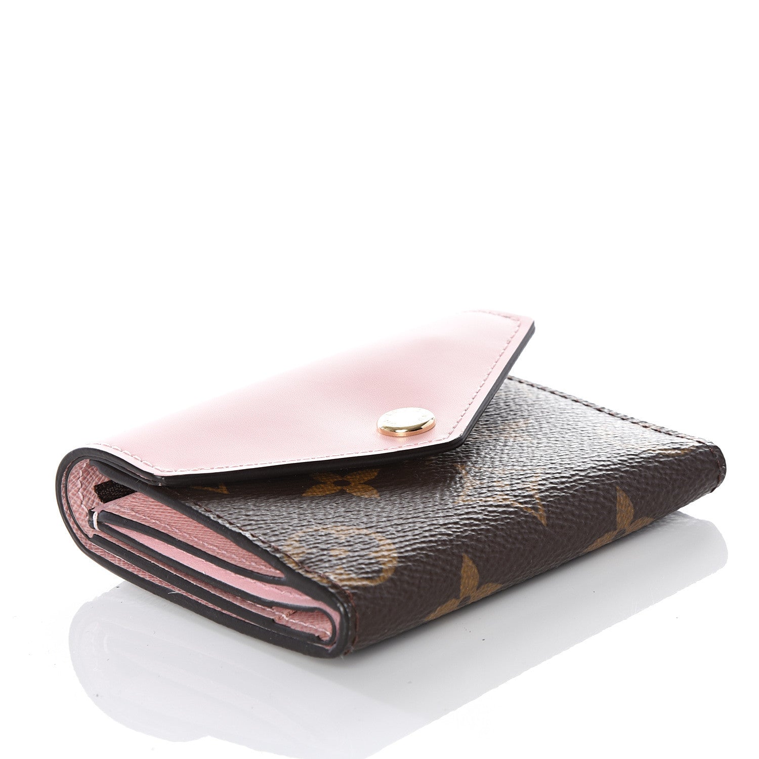 Louis Vuitton Monogram Zoe Wallet Rose Ballerine 3 of 6