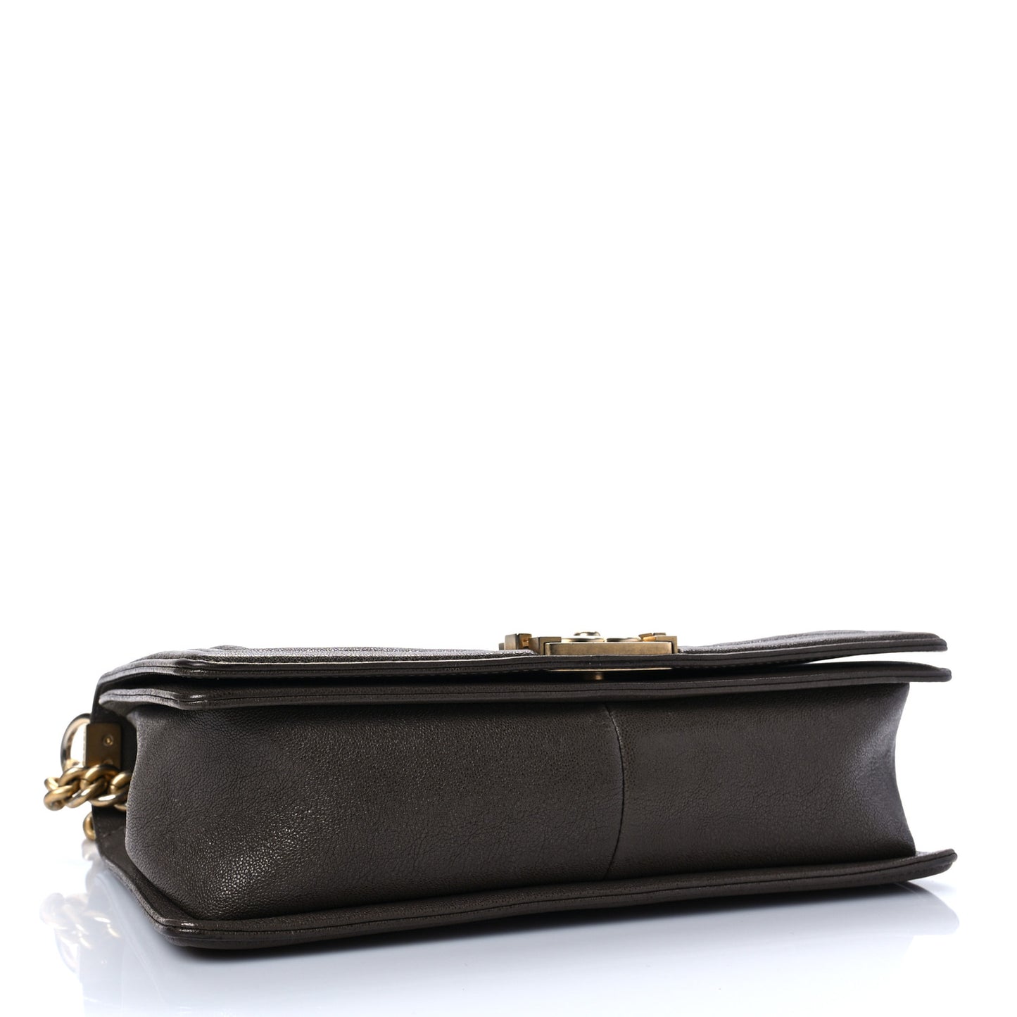 Caviar Quilted New Medium Boy Flap Khaki