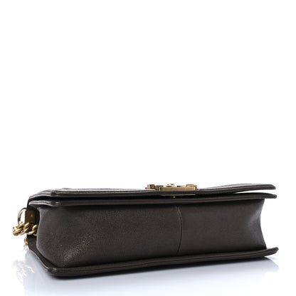 Chanel Caviar Quilted New Medium Boy Flap Khaki 3 of 7
