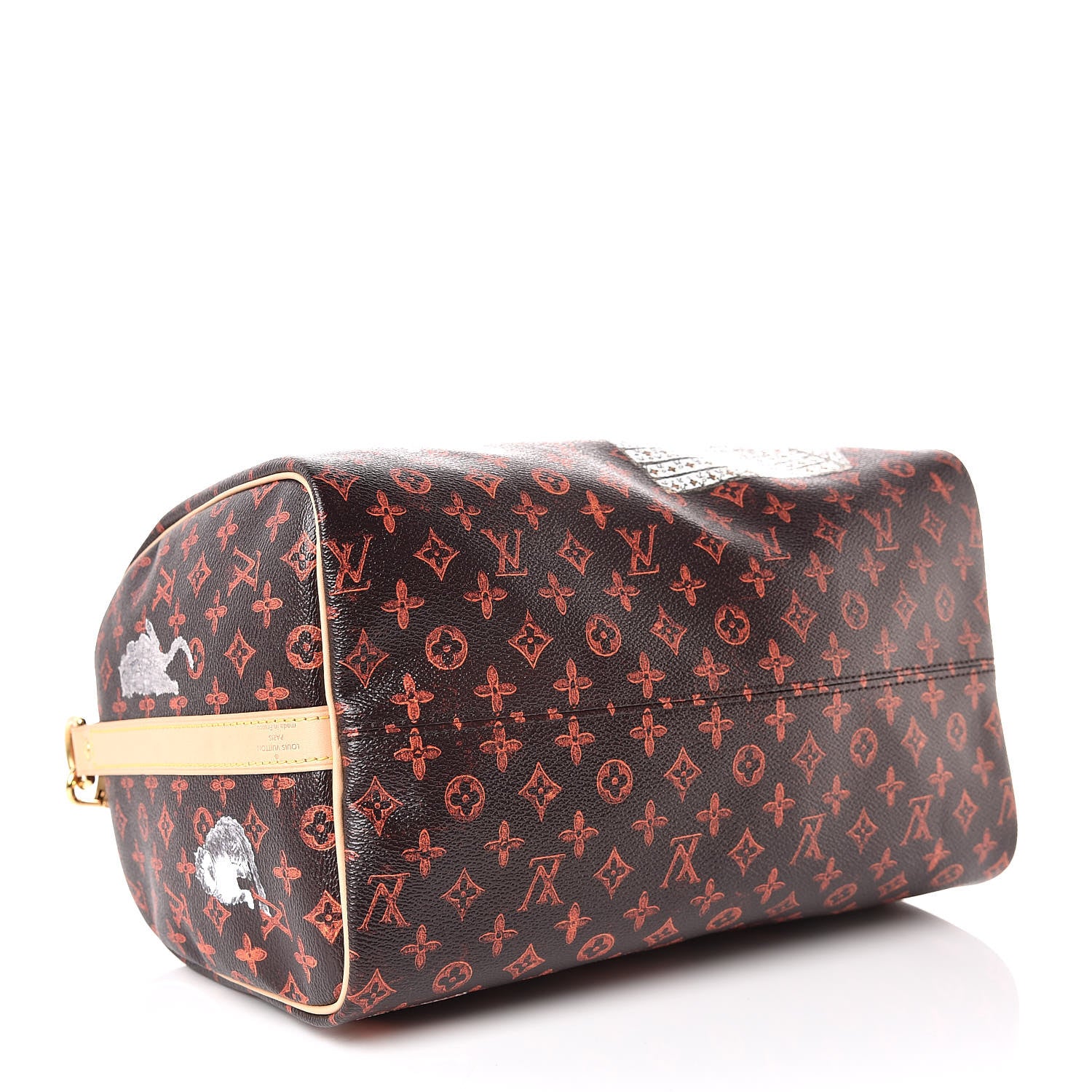 Louis Vuitton Catogram Speedy Bandouliere 30 Marron 4 of 9