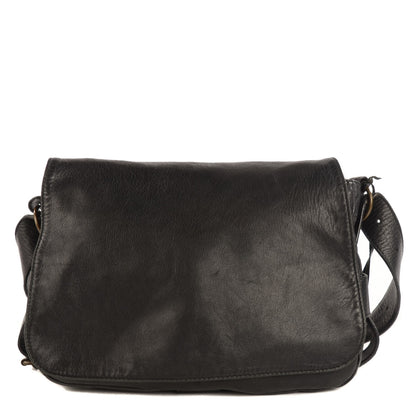 Balenciaga Chevre Flap Shoulder Bag Black 1 of 8