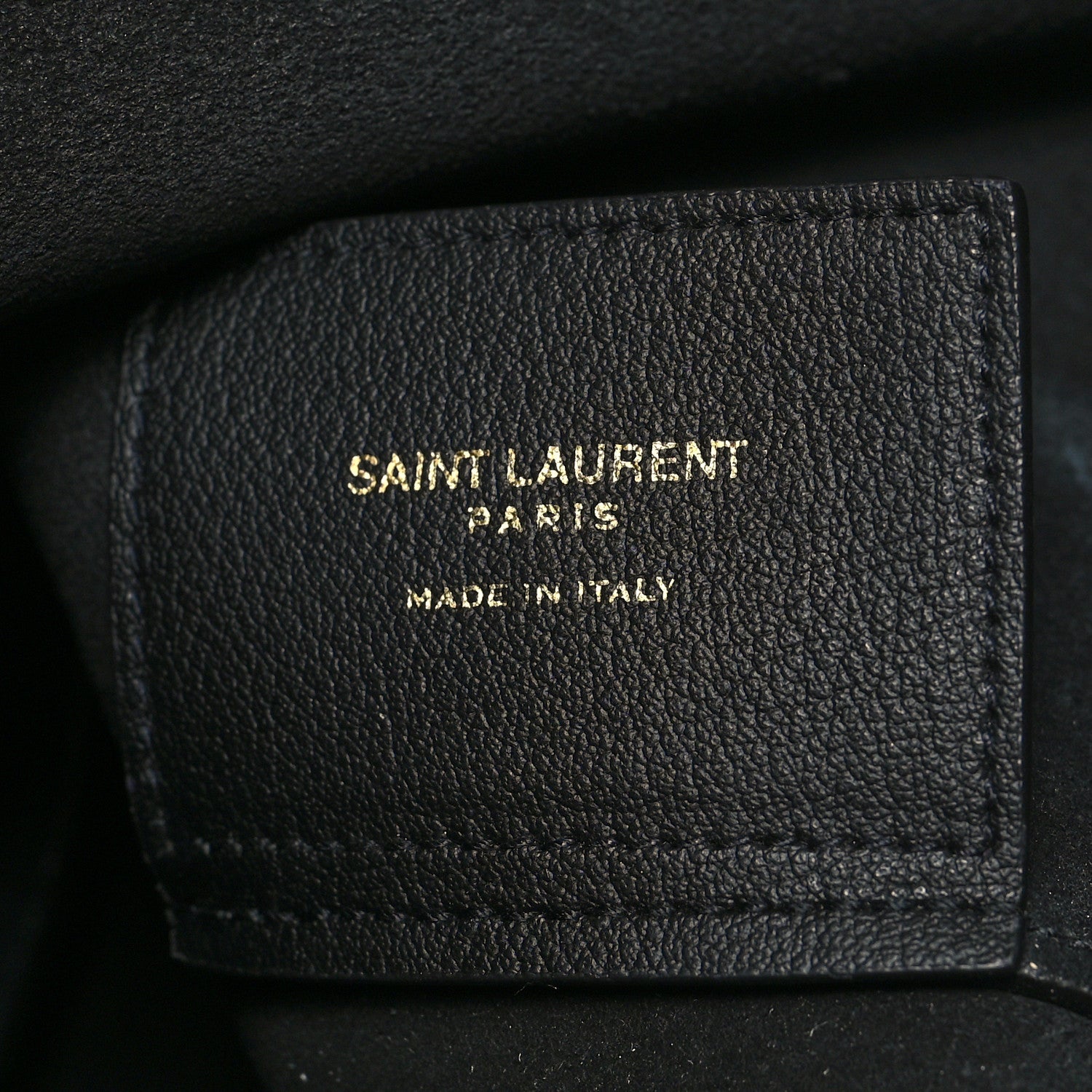Saint Laurent Calfskin Large Shopping Tote Black 8 of 12
