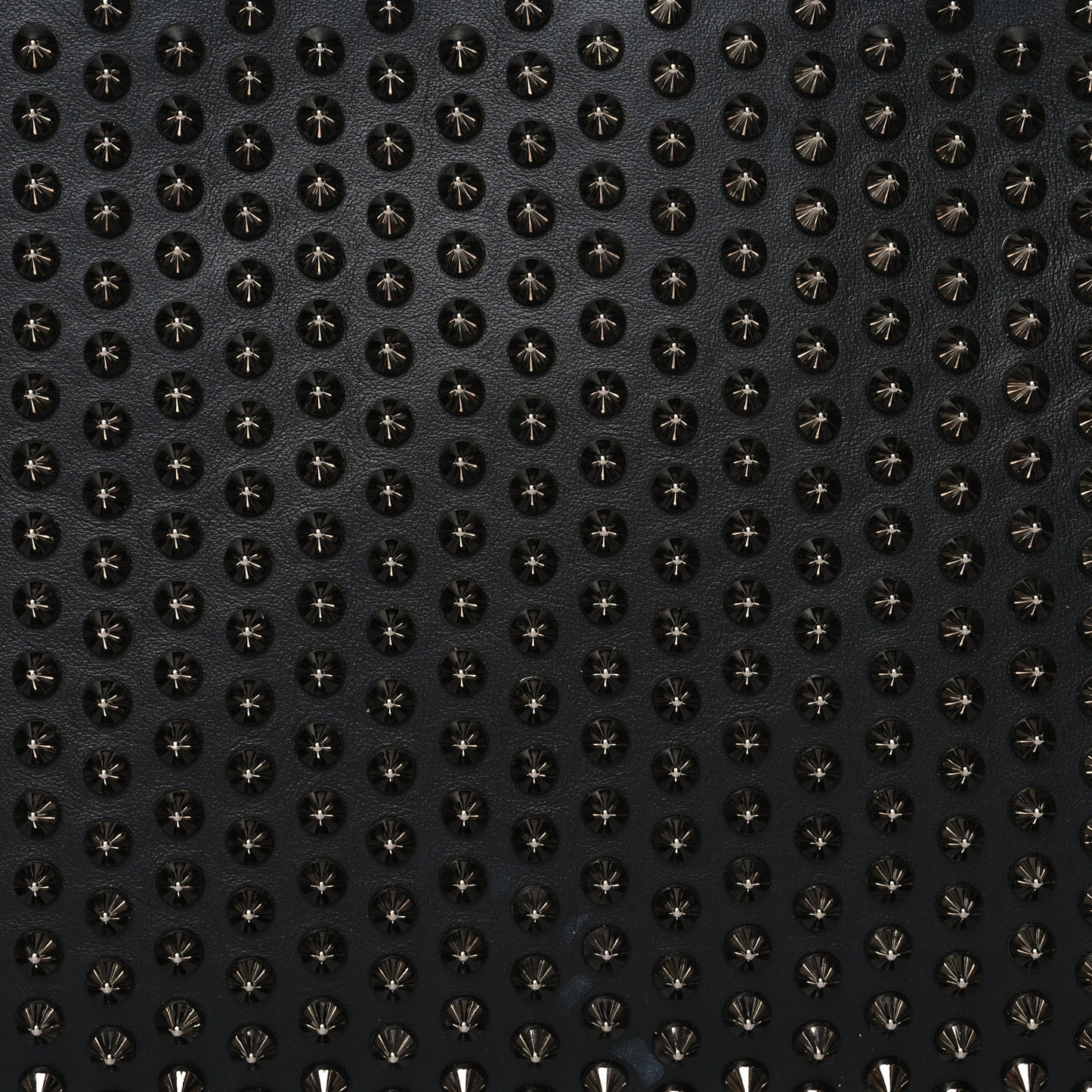 Calfskin Studded Loubiposh Clutch Black