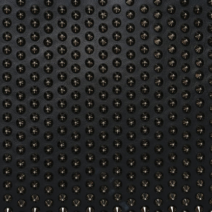 Christian Louboutin Calfskin Studded Loubiposh Clutch Black 7 of 9