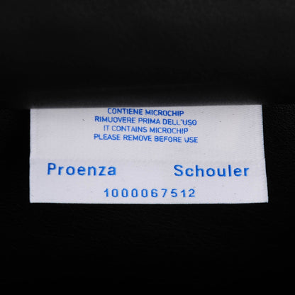 Proenza Schouler Calfskin Lizard Embossed Large Courier Bag Black 9 of 18
