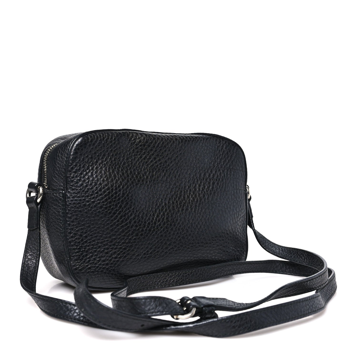 Gucci Pebbled Calfskin Studded Small Soho Disco Bag Black 2 of 10