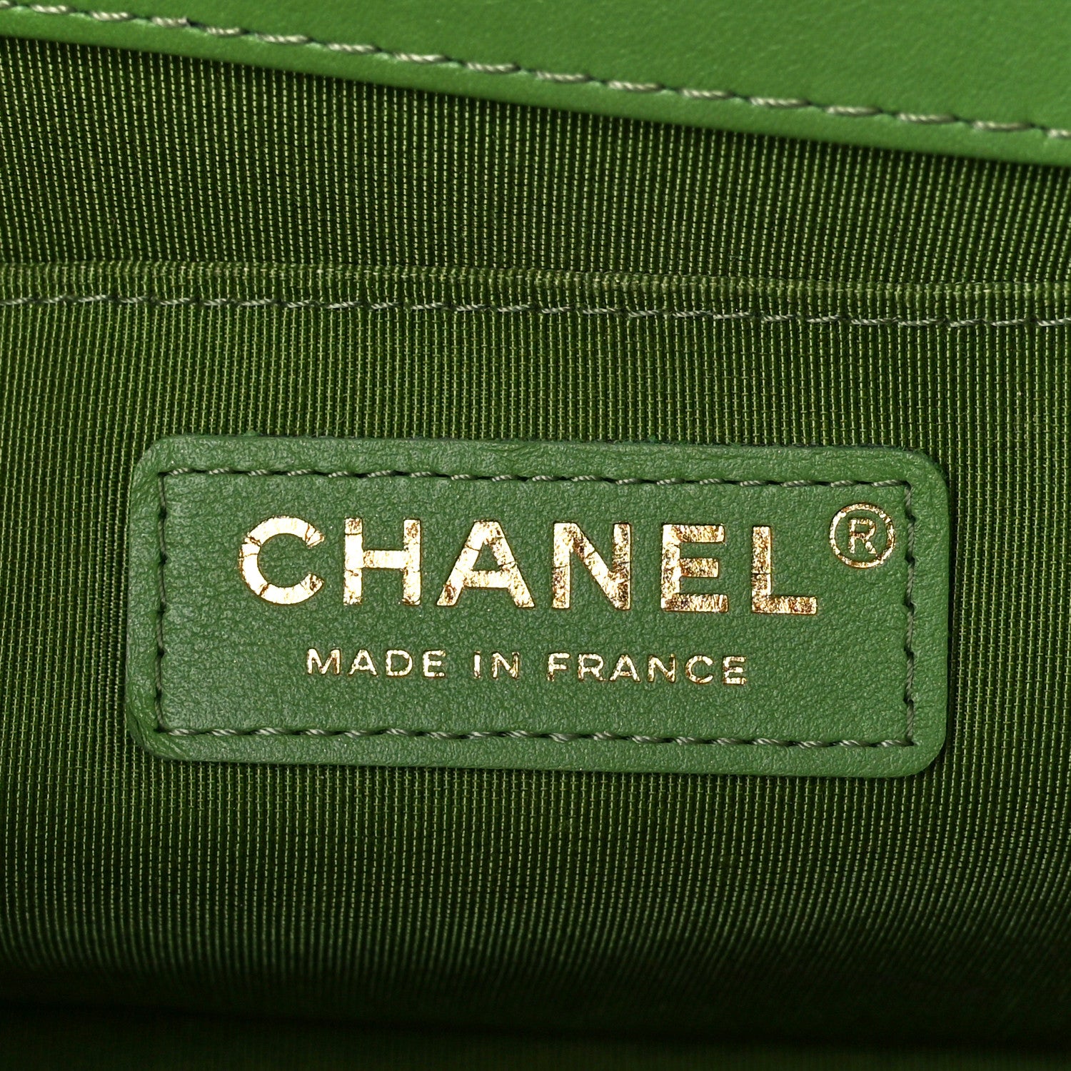 Chanel Lambskin Quilted Medium Boy Flap Green 6 of 10