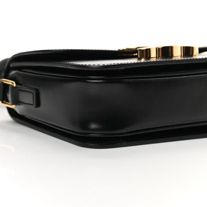 Celine Shiny Calfskin Teen Triomphe Black 9 of 10