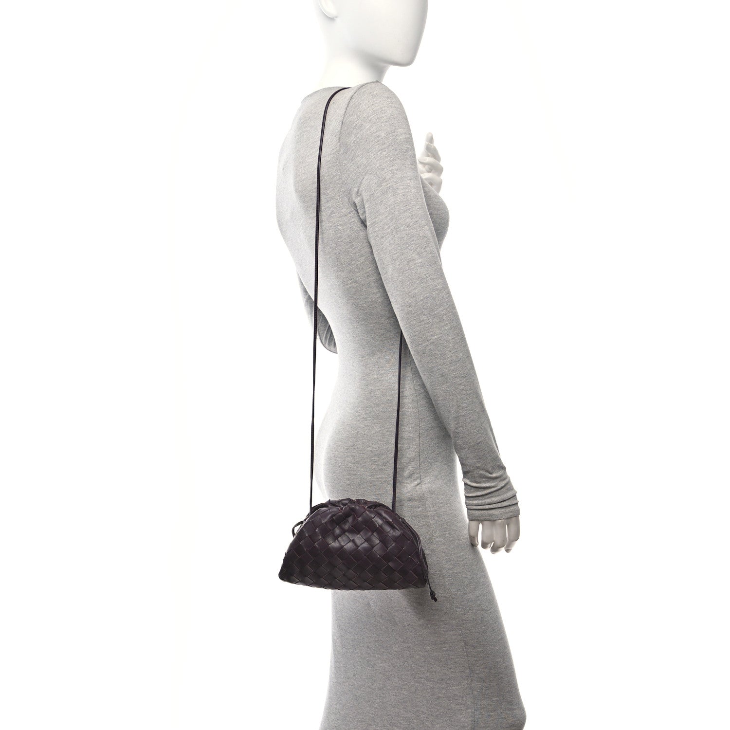 Bottega Veneta Nappa Intrecciato The Mini Pouch Grape 2 of 10