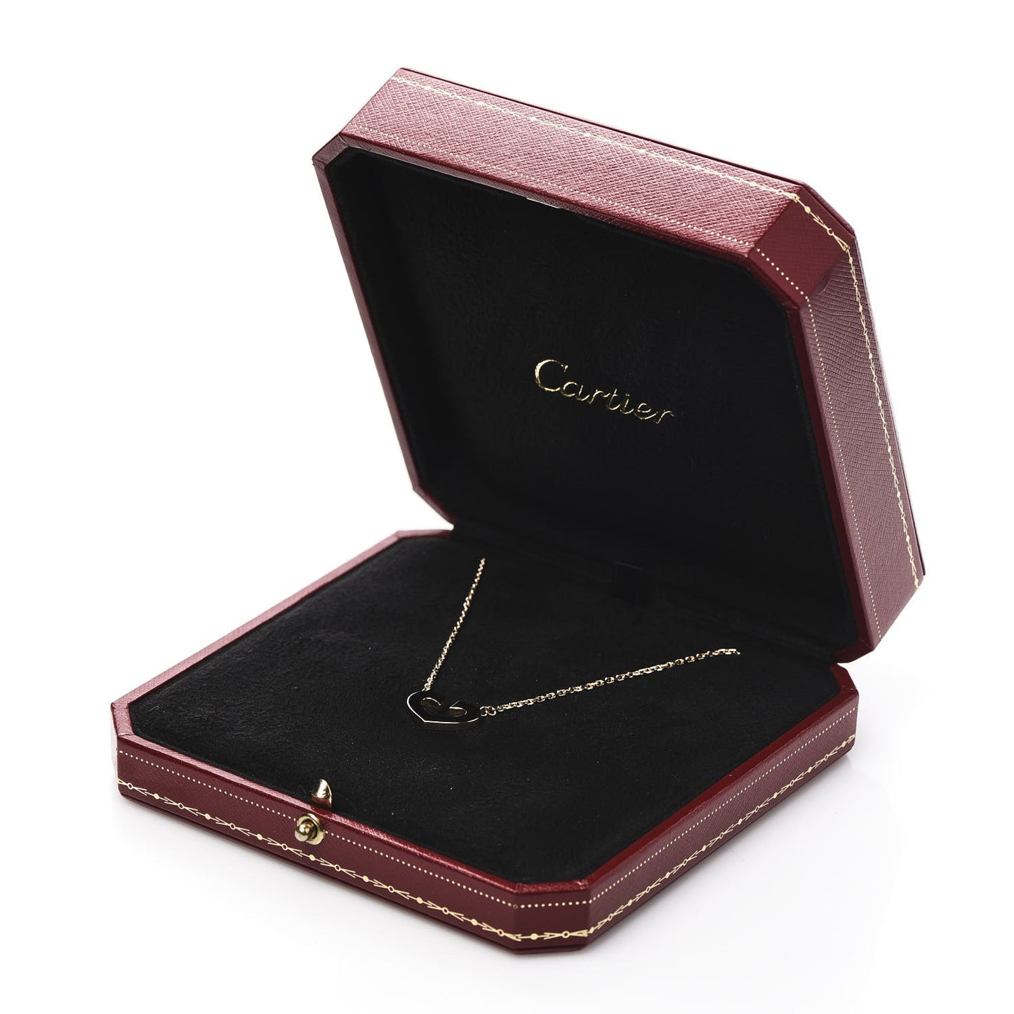 18K Pink Gold Medium Hearts and Symbols Necklace