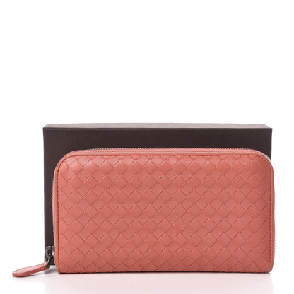 Bottega Veneta Nappa Intrecciato Zip Around Wallet Pompei 11 of 11