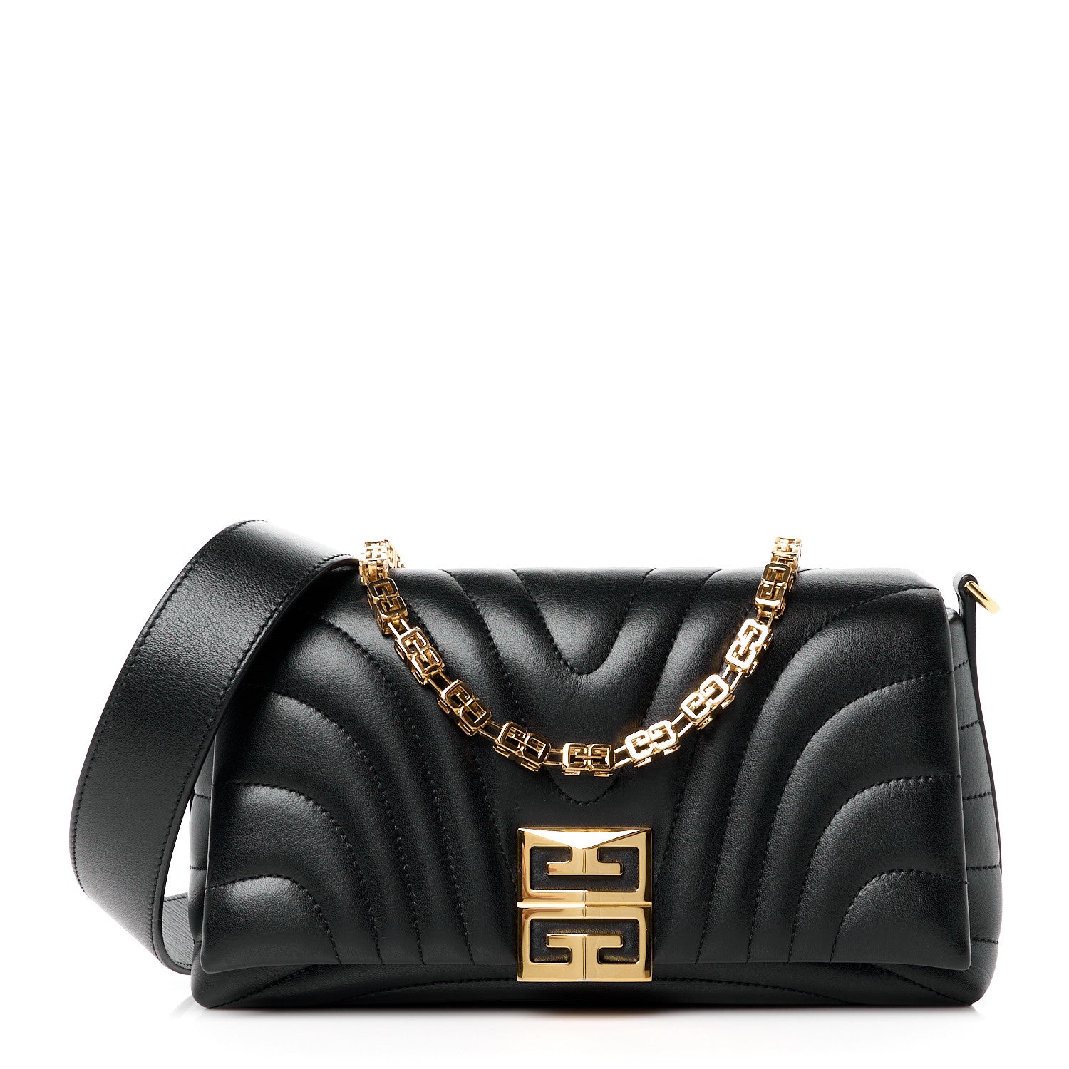 Givenchy Calfskin Quilted Small 4G Shoulder Bag Black 1 of 10