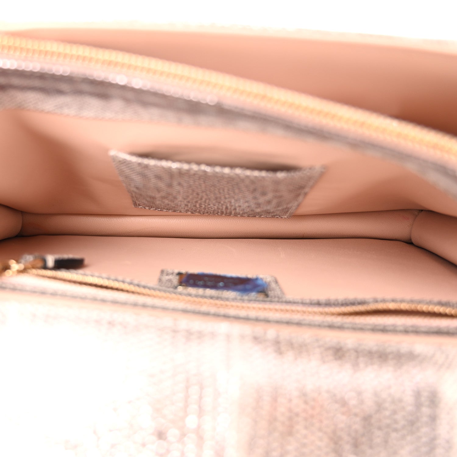 Bulgari Metallic Karung Serpenti Forever Crossbody Rosa Di Francia 7 of 11