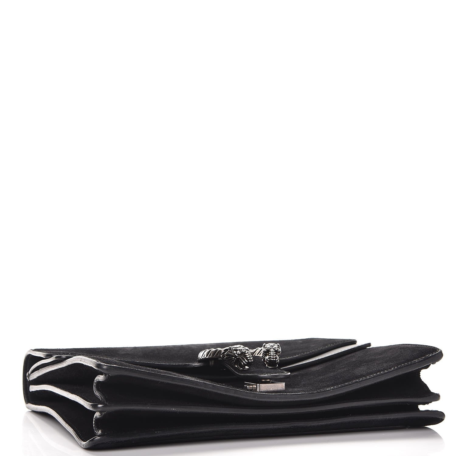 Gucci Suede Medium Dionysus Shoulder Bag Black 4 of 15