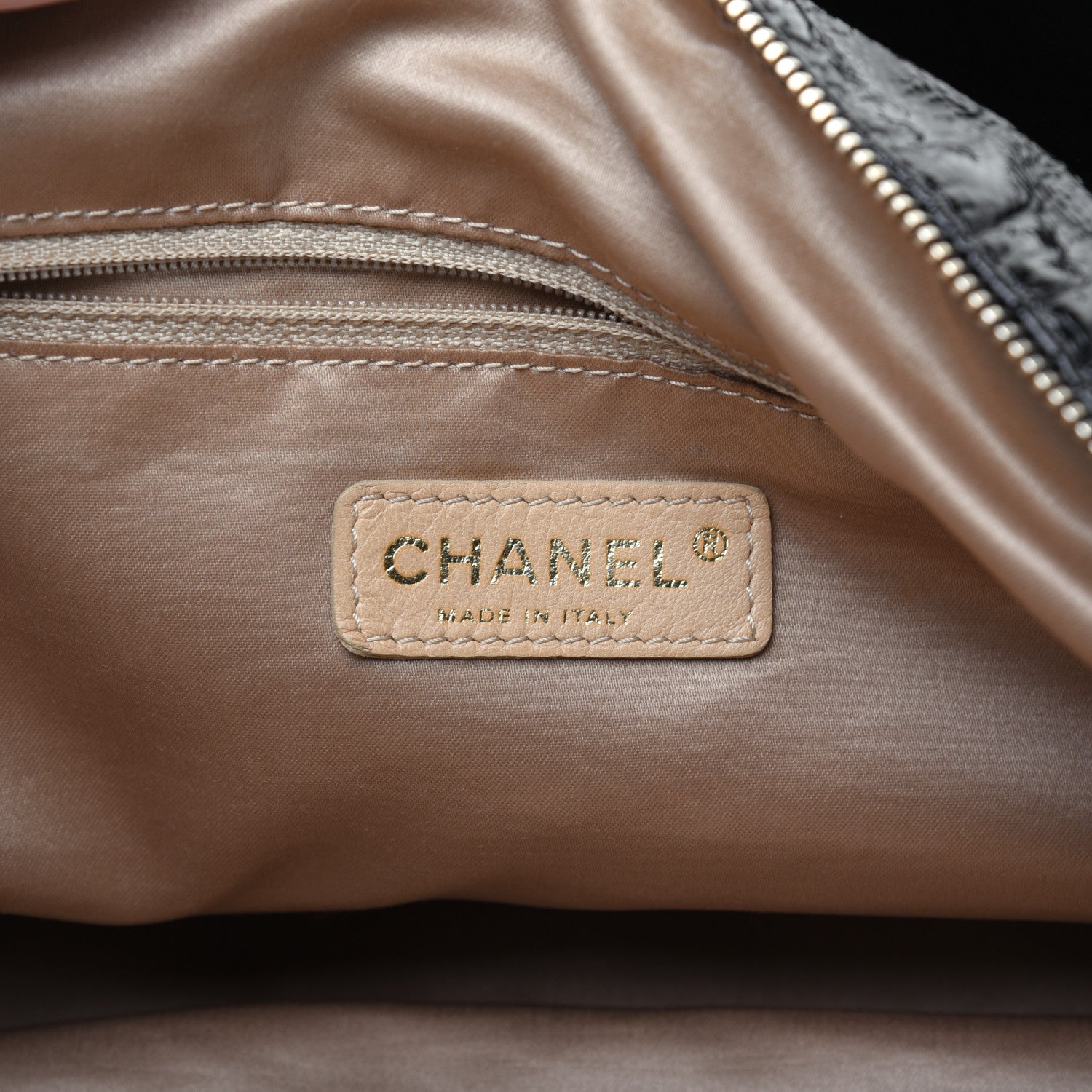 Chanel Vinyl Rock and Chain Bowler Black 8 of 21