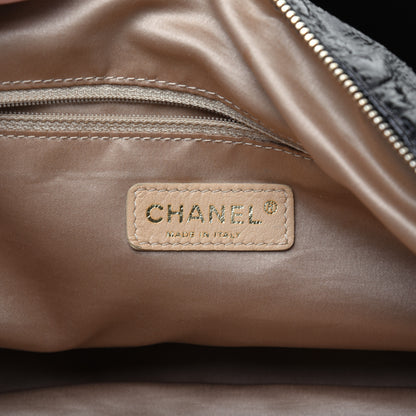 Chanel Vinyl Rock and Chain Bowler Black 8 of 21