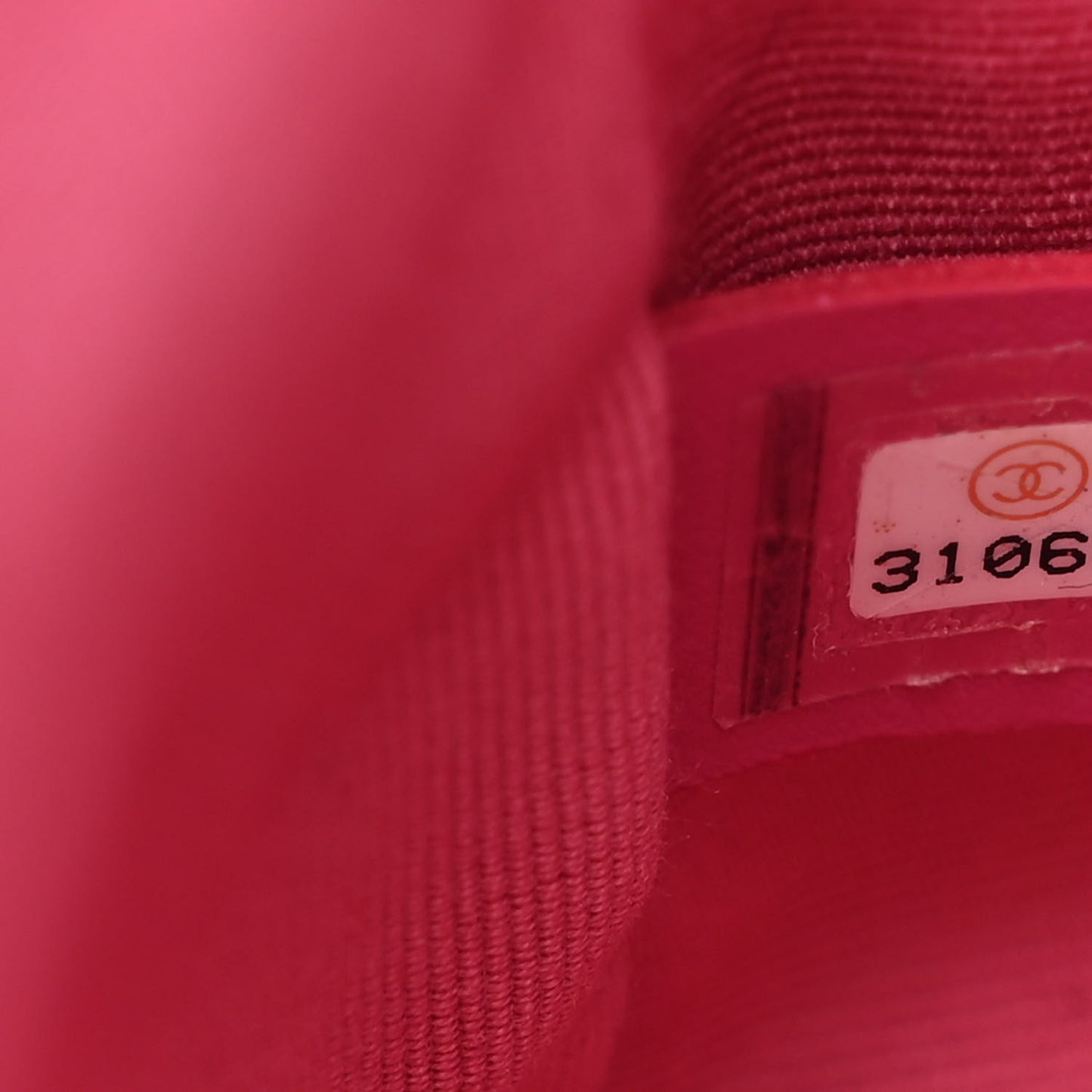 Lambskin Resin Quilted Mini Pearl Samba Square Flap Black