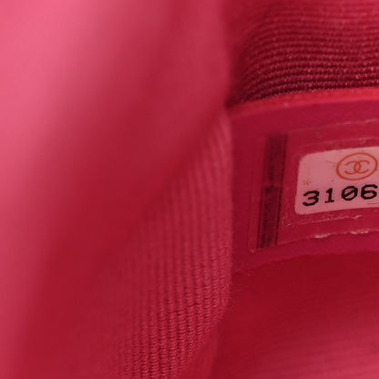 Chanel Lambskin Resin Quilted Mini Pearl Samba Square Flap Black 7 of 11