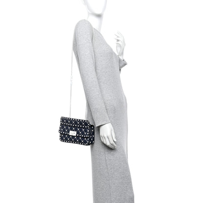 Valentino Garavani Nappa Small Free Rockstud Spike Shoulder Bag Marine 2 of 11