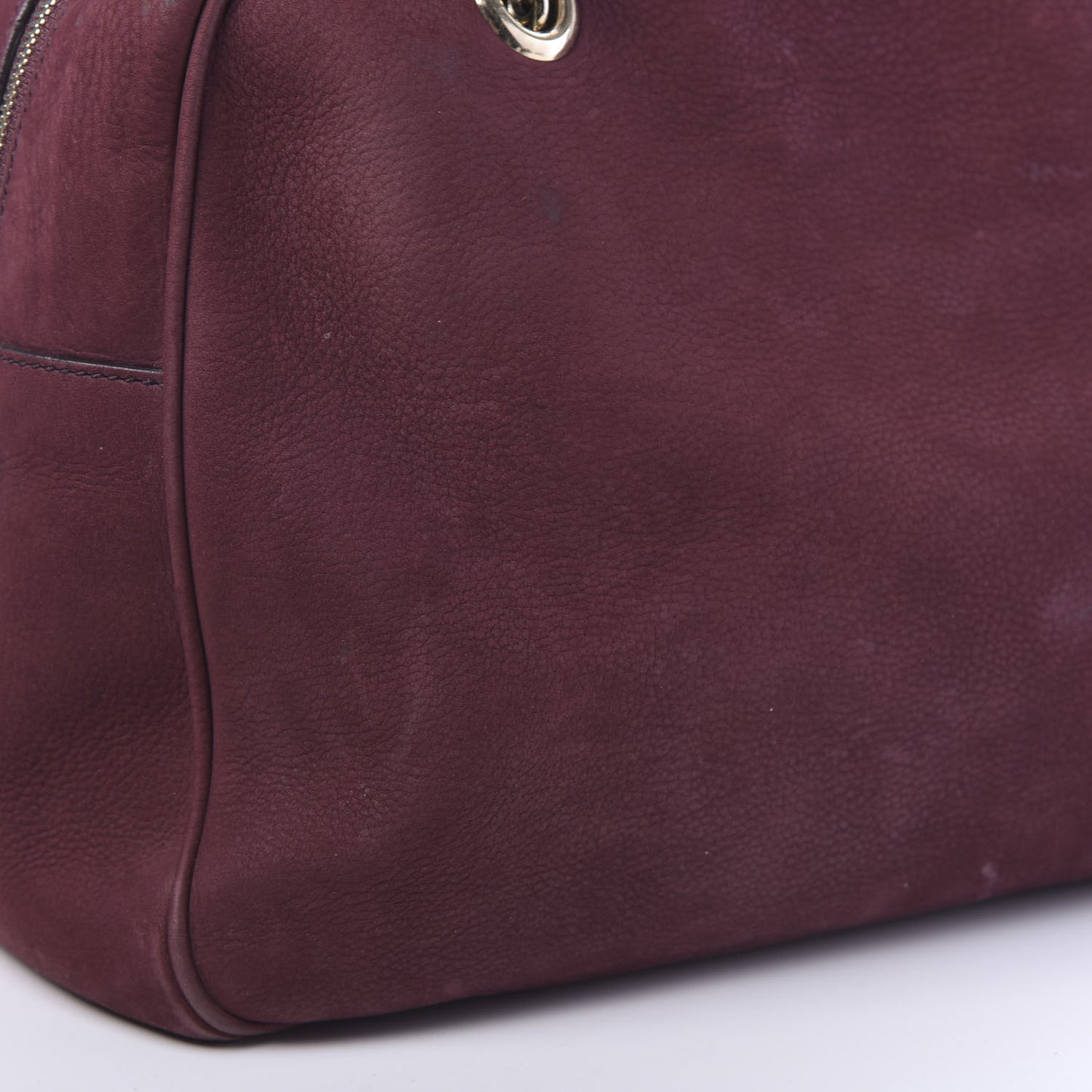Vitello Range Medium Soho Bowler Burgundy