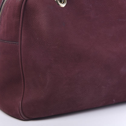 Gucci Vitello Range Medium Soho Bowler Burgundy 26 of 36