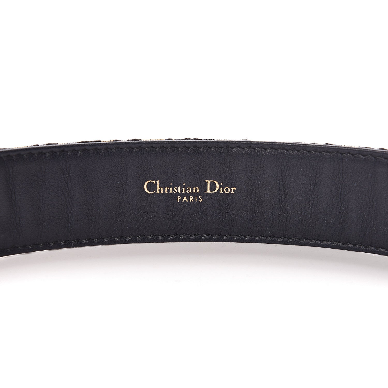 Christian Dior Oblique 35mm Diorquake Belt 85 Blue Multi 6 of 7