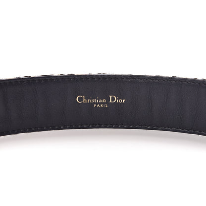 Christian Dior Oblique 35mm Diorquake Belt 85 Blue Multi 6 of 7