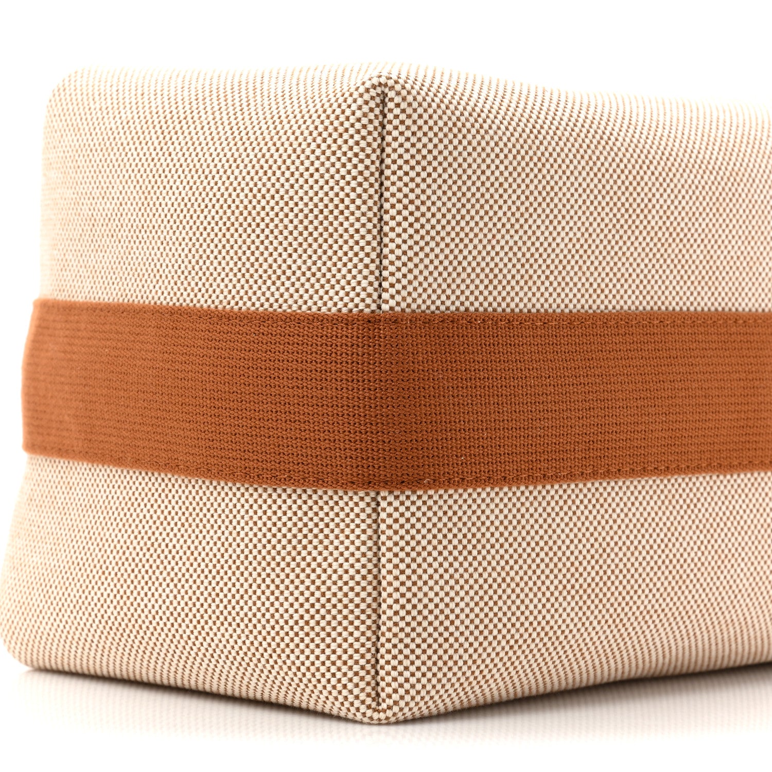 Hermes Canvas Large Bride-A-Brac Cabriole Case Biscuit 9 of 9
