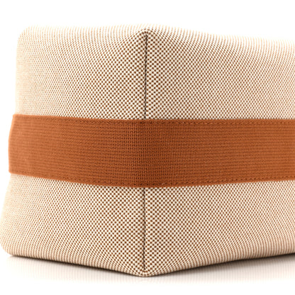 Hermes Canvas Large Bride-A-Brac Cabriole Case Biscuit 9 of 9