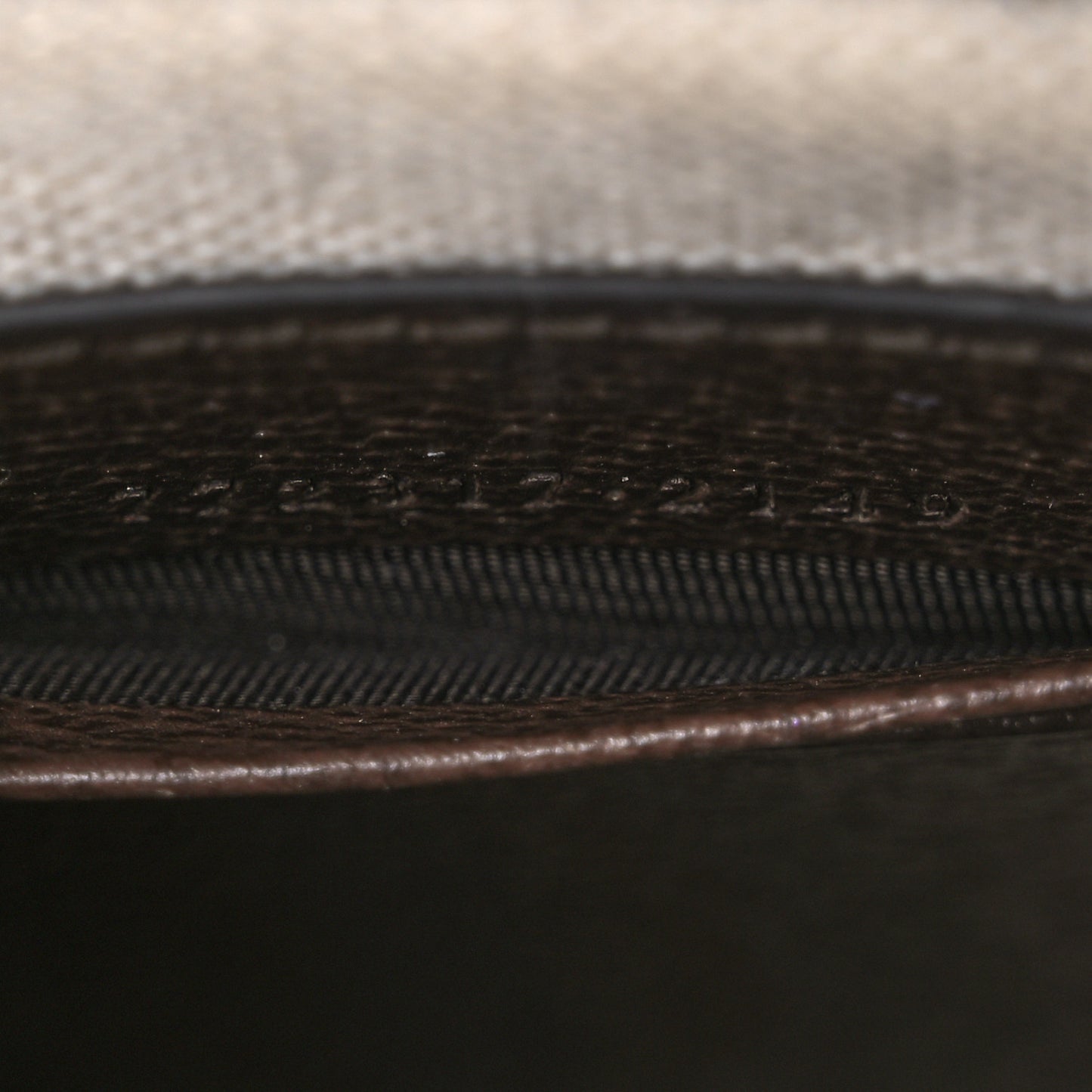 GG Supreme Monogram Textured Dollar Calfskin Web Super Mini Ophidia Mini Tote Bag Beige Ebony New Acero