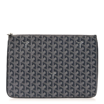 Goyard Goyardine Senat Pochette MM Grey 1 of 7