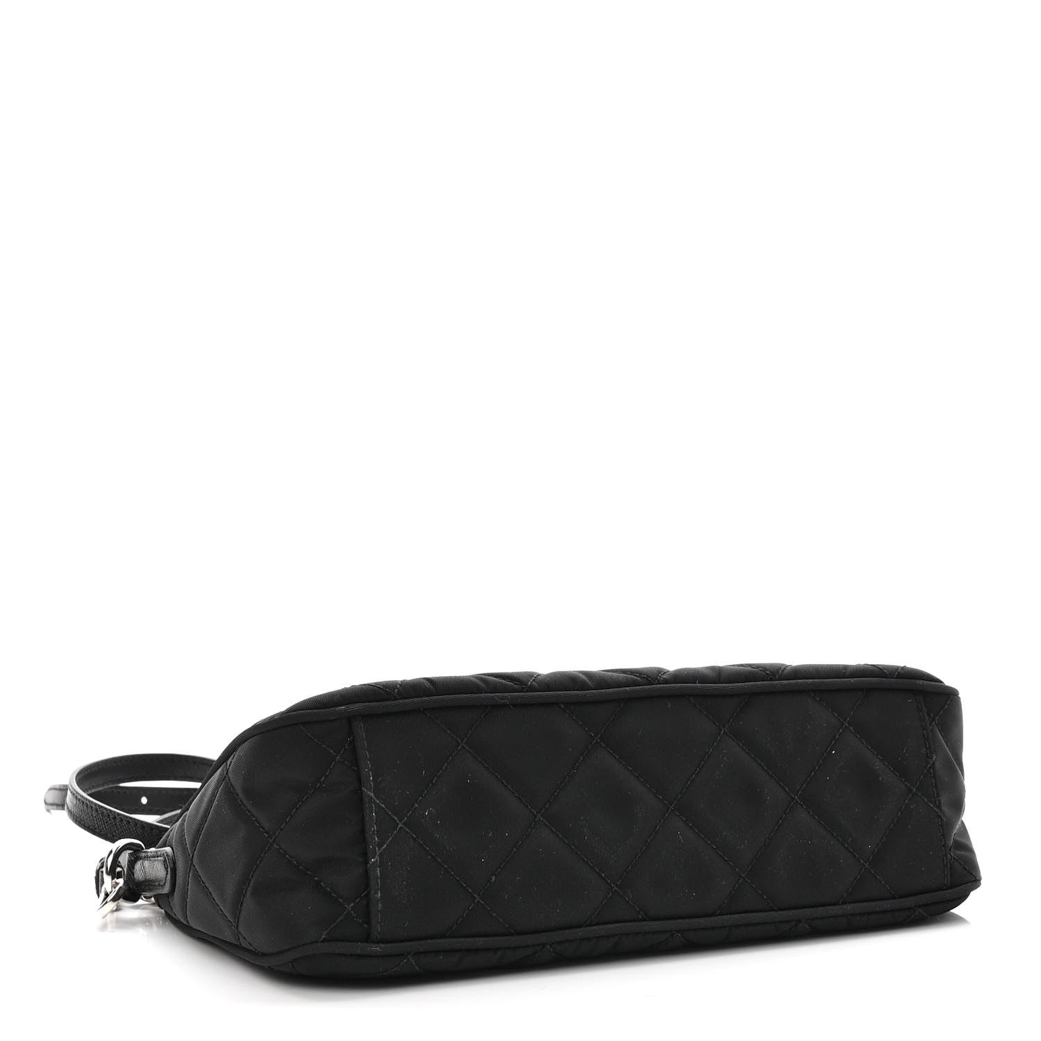 Prada Nylon Tessuto Impuntu Quilted Crossbody Bag Black 4 of 10