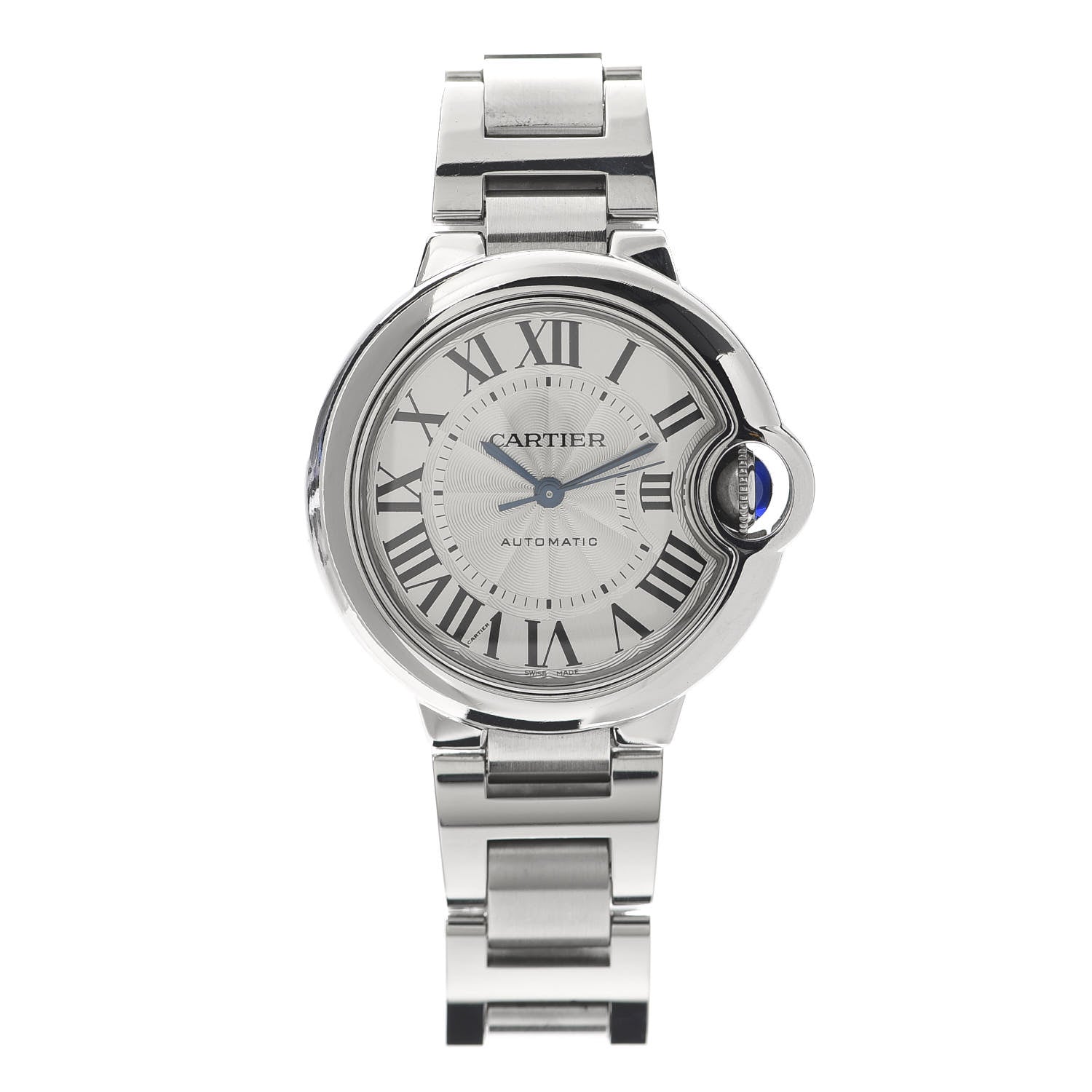 Cartier Stainless Steel 33mm Ballon Bleu De Cartier Automatic Watch 1 of 6