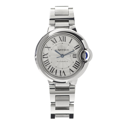 Cartier Stainless Steel 33mm Ballon Bleu De Cartier Automatic Watch 1 of 6
