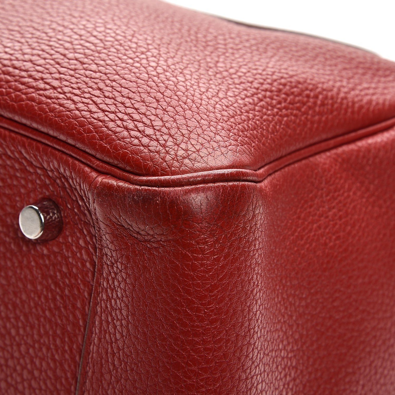 Hermes Taurillon Clemence Lindy 34 Rouge Garance 11 of 13