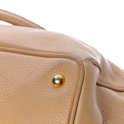 Prada Vitello Daino Shoulder Bag Sughero 11 of 13