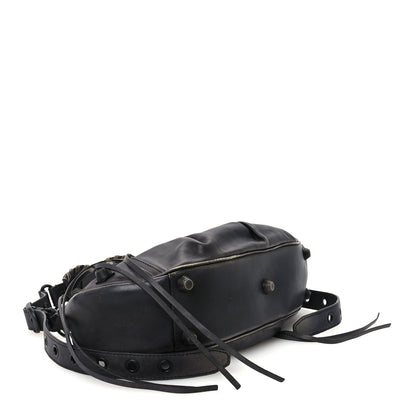 Balenciaga Used Calfskin Small Le Cagole Shoulder Bag Black 4 of 10