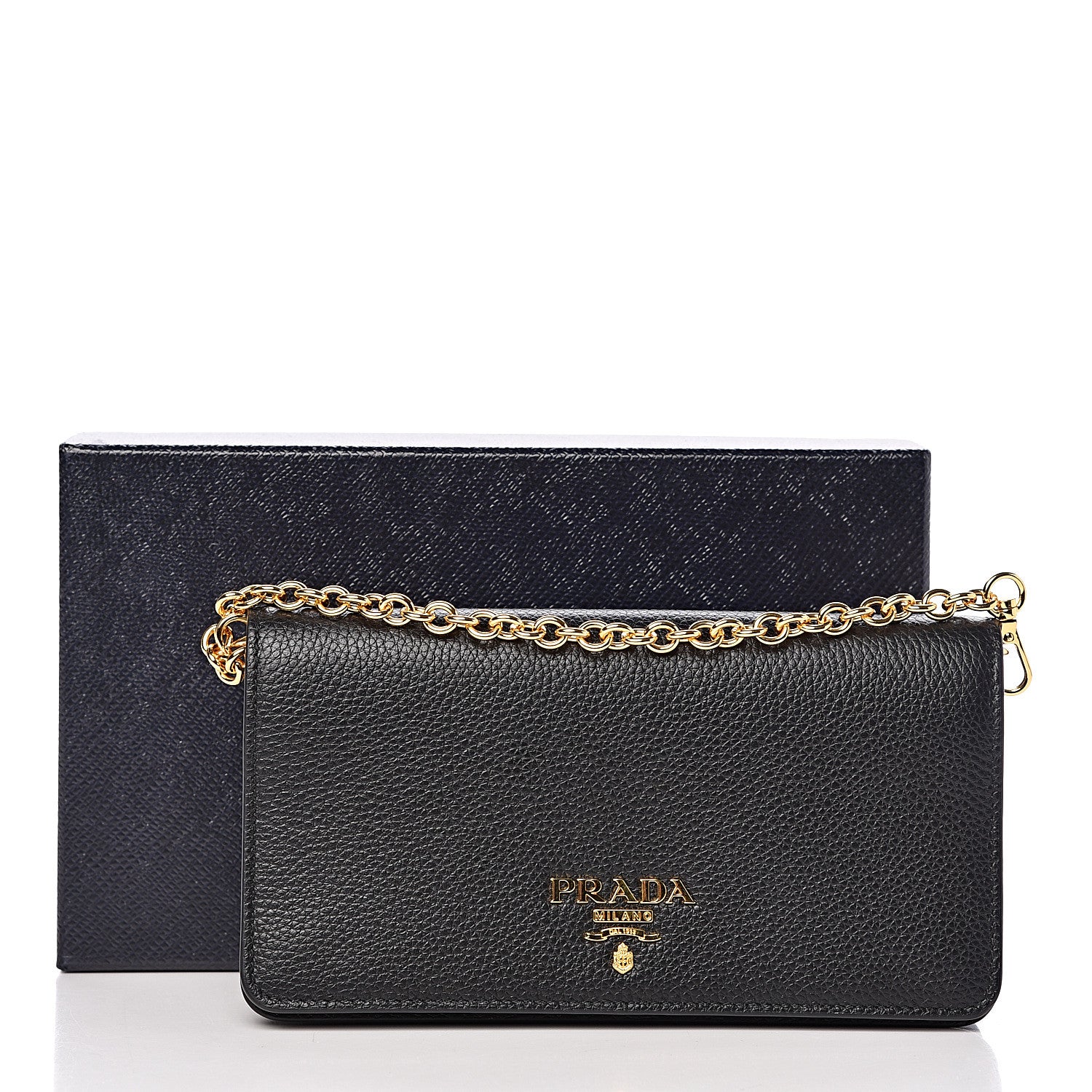Prada Vitello Daino Mini Crossbody Bag Black 11 of 11